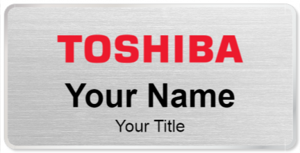 Custom name badges for Toshiba