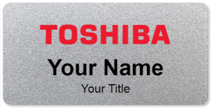 Custom name badges for Toshiba
