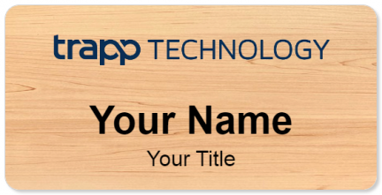 Custom name badges for Trapp Tech