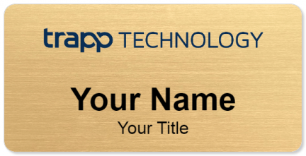 Custom name badges for Trapp Tech