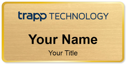 Custom name badges for Trapp Tech