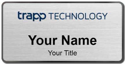 Custom name badges for Trapp Tech