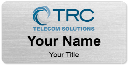 Custom name badges for TRC Telecom