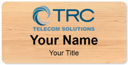 Custom name badges for TRC Telecom