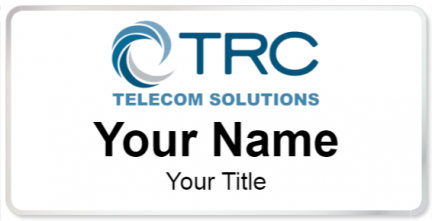 Custom name badges for TRC Telecom