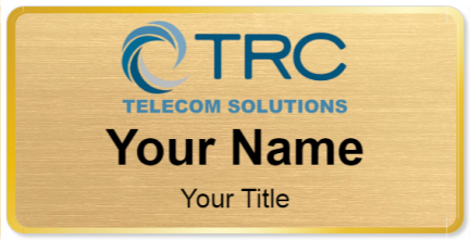 Custom name badges for TRC Telecom