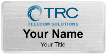 Custom name badges for TRC Telecom