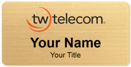 Custom name badges for TW Telecom