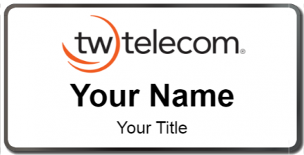 Custom name badges for TW Telecom
