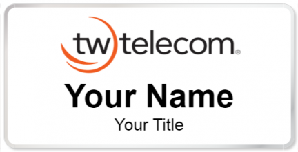 Custom name badges for TW Telecom