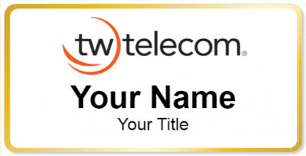 Custom name badges for TW Telecom