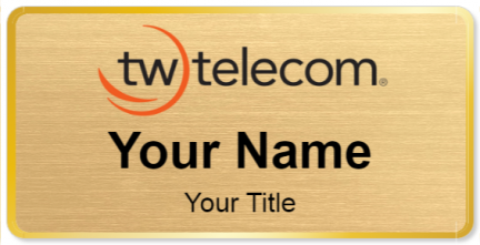 Custom name badges for TW Telecom