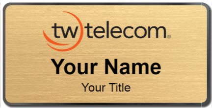 Custom name badges for TW Telecom