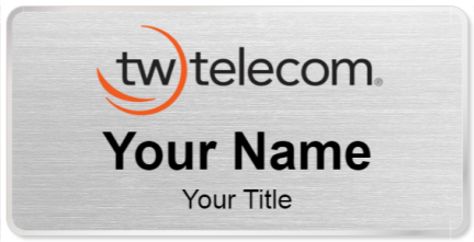 Custom name badges for TW Telecom