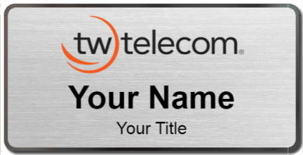 Custom name badges for TW Telecom