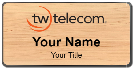Custom name badges for TW Telecom