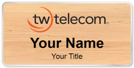 Custom name badges for TW Telecom