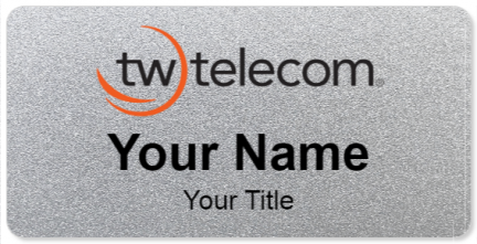 Custom name badges for TW Telecom