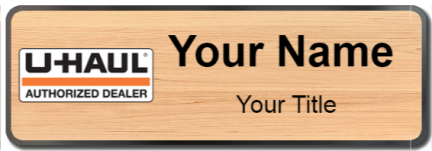 Custom name badges for U Haul