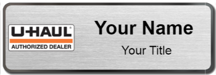 Custom name badges for U Haul
