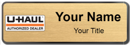 Custom name badges for U Haul