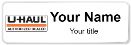 Custom name badges for U Haul