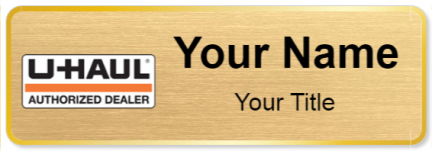 Custom name badges for U Haul