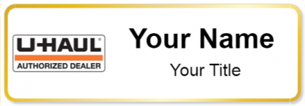 Custom name badges for U Haul