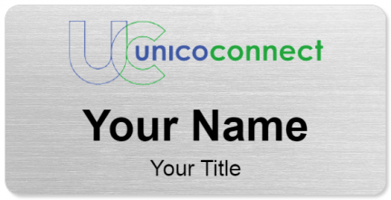 Custom name badges for Unico Connect