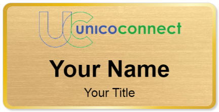 Custom name badges for Unico Connect