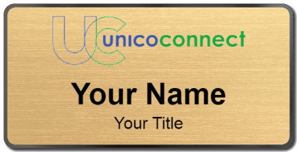 Custom name badges for Unico Connect
