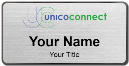 Custom name badges for Unico Connect