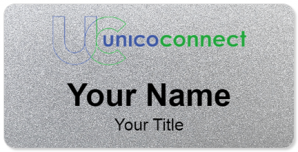 Custom name badges for Unico Connect
