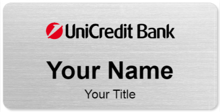 Custom name badges for UniCredit Bank