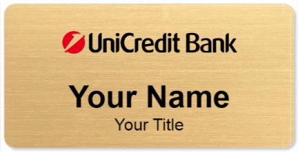 Custom name badges for UniCredit Bank