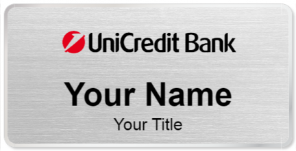 Custom name badges for UniCredit Bank