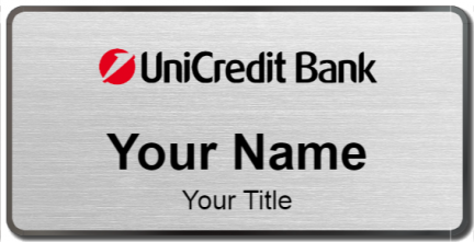 Custom name badges for UniCredit Bank