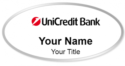 Custom name badges for UniCredit Bank