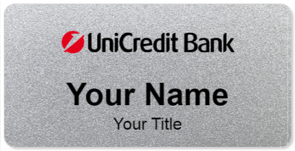 Custom name badges for UniCredit Bank