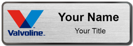 Custom name badges for Valvoline