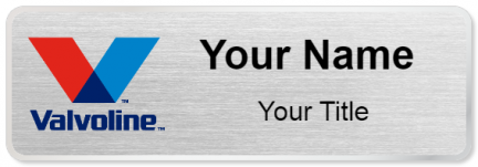 Custom name badges for Valvoline