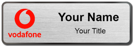Custom name badges for Vodafone