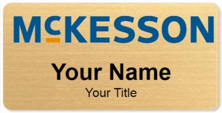 Custom name badges for McKesson