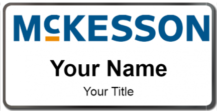 Custom name badges for McKesson