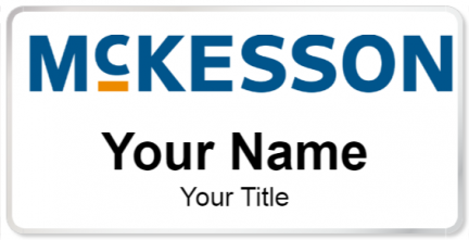 Custom name badges for McKesson