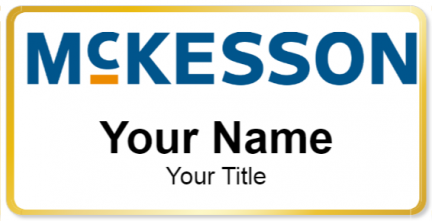 Custom name badges for McKesson