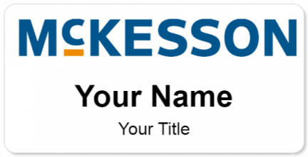 Custom name badges for McKesson