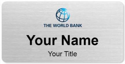 Custom name badges for World Bank