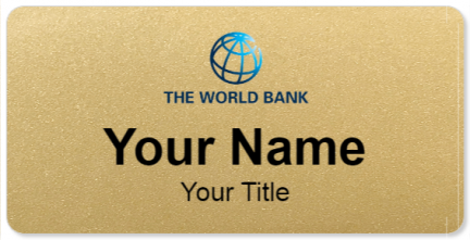 Custom name badges for World Bank