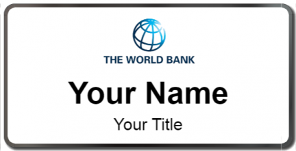 Custom name badges for World Bank